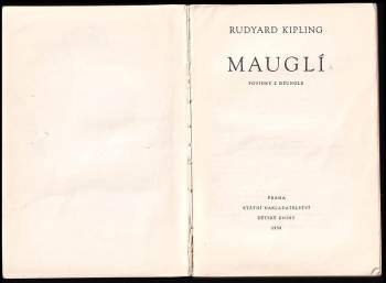 Rudyard Kipling: Mauglí