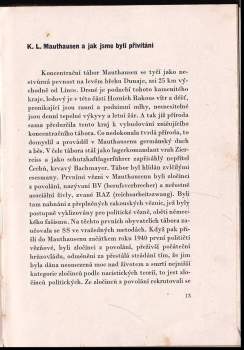 Miloš Vítek: Mauthausen 1942, Dachau 1945