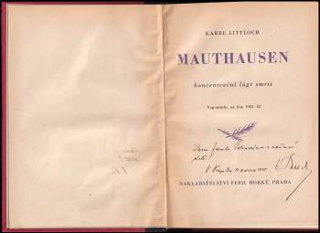 Karel Littloch: Mauthausen, koncentrační lágr smrti