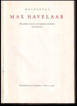 Multatuli: Max Havelaar