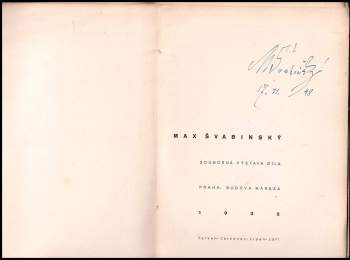 Antonín Matějček: Max Švabinský