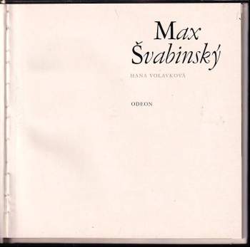 Hana Volavková: Max Švabinský