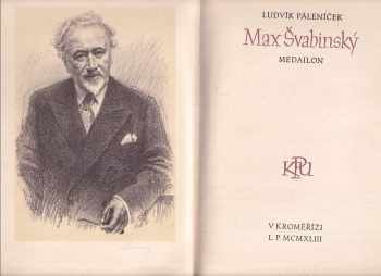 Ludvík Páleníček: Max Švabinský