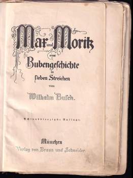 Wilhelm Busch: Max und Moritz