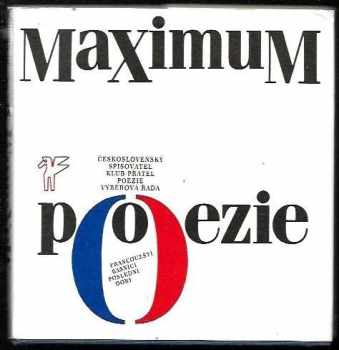 Barbara Hucková: Maximum poezie - francouzští básníci poslední doby