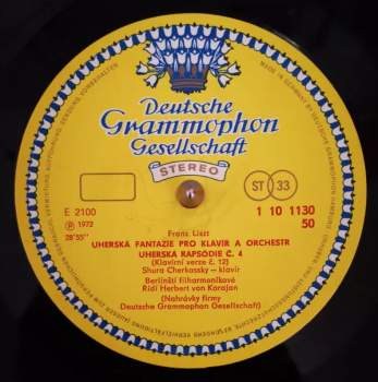 Herbert von Karajan: Mazeppa · Ungarische Fantasie · Ungarische Rhapsodien Nr. 4 Und Nr. 5
