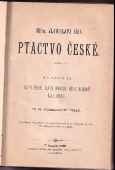 Vladislav Šír: Mdra. Vladislava Šíra Ptactvo české