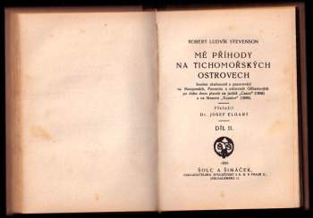 Robert Louis Stevenson: Mé příhody na Tichomořských ostrovech