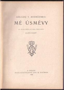 Arkadij Timofejevič Averčenko: Mé úsměvy