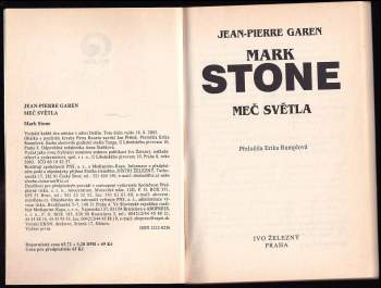 Jean-Pierre Garen: Meč světla