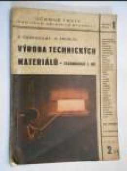Mechanická technologie I