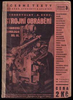 Mechanická technologie III