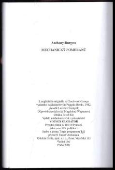 Anthony Burgess: Mechanický pomeranč