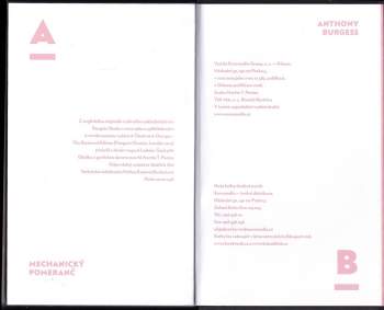 Anthony Burgess: Mechanický pomeranč