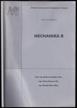 Michael Valášek: Mechanika B