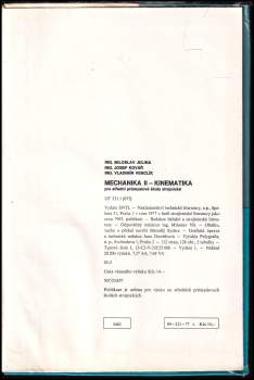 Josef Kovář: Mechanika II