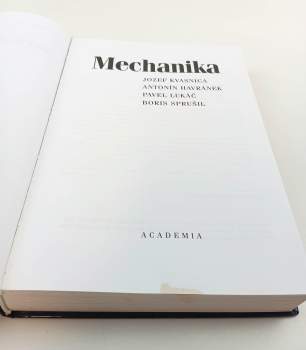 Jozef Kvasnica: Mechanika