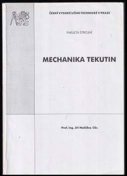 Jiří Nožička: Mechanika tekutin