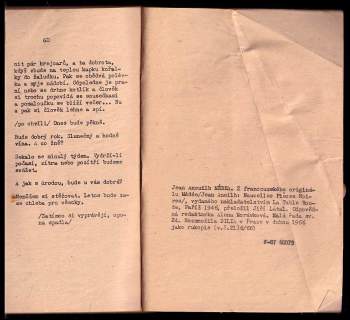 Jean Anouilh: Medea