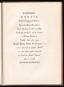Euripidés: Medeia