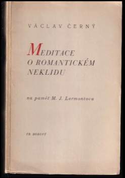 Meditace o romantickém neklidu