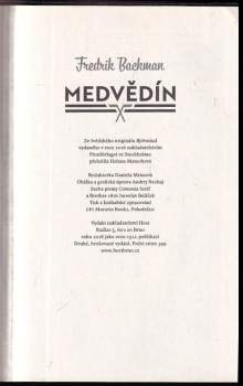 Fredrik Backman: Medvědín