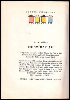 Alan Alexander Milne: Medvídek Pú