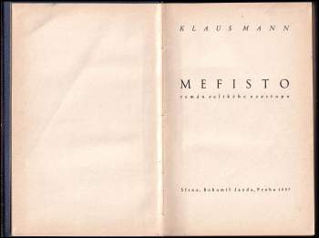 Klaus Mann: Mefisto