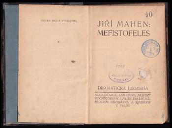 Jiří Mahen: Mefistofeles