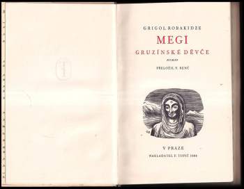 Grigol Robakidze: Megi, gruzínské děvče