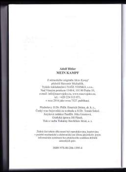 Adolf Hitler: Mein Kampf