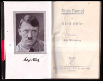 Adolf Hitler: Mein Kampf Band 1+2 POUZE PRO STUDIJNÍ ÚČELY