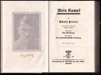 Adolf Hitler: Mein Kampf