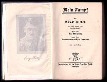 Adolf Hitler: Mein Kampf