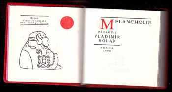 Vladimír Holan: Melancholie