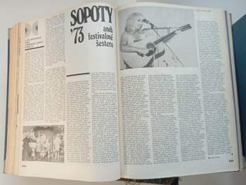 Melodie, ročníky 6 - 12 a 16 - 20 (vždy 12 čísel) + speciální číslo k úmrtí Jaroslava Ježka