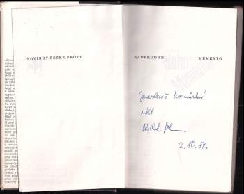Radek John: Memento