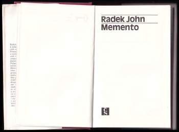 Radek John: Memento