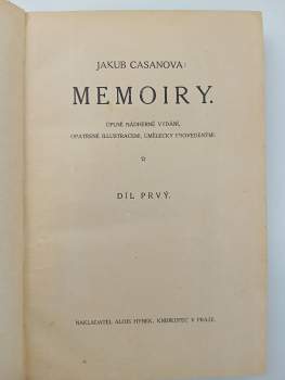 Giacomo Casanova: Memoiry