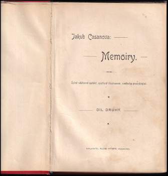 Giacomo Casanova: Memoiry