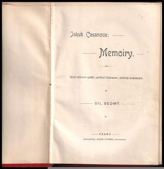 Giacomo Casanova: Memoiry