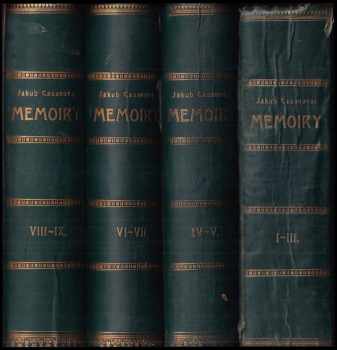 Memoiry : Díl 5 - Giacomo Casanova (1899, Alois Hynek) - ID: 1872057