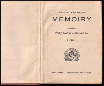 Giacomo Casanova: Memoiry