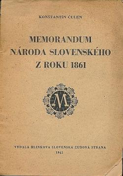 Memorandum národa slovenského z r. 1861