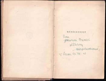 Miroslav Hanuš: Méněcennost