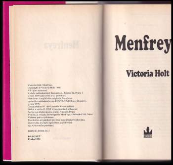 Victoria Holt: Menfreya