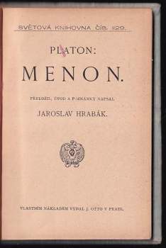 Platón: Menon