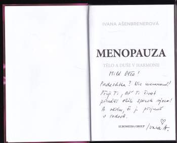 Ivana Ašenbrenerová: Menopauza