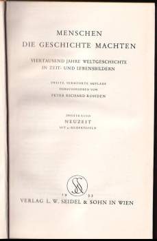 KOMPLET  Menschen die Geschichte machten 1+2