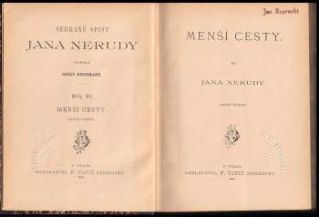 Jan Neruda: Menší cesty